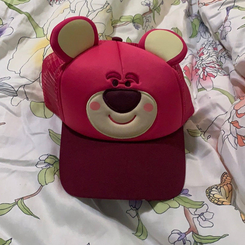Lotso Bear SnapBack hat toy story Disney NWT adult